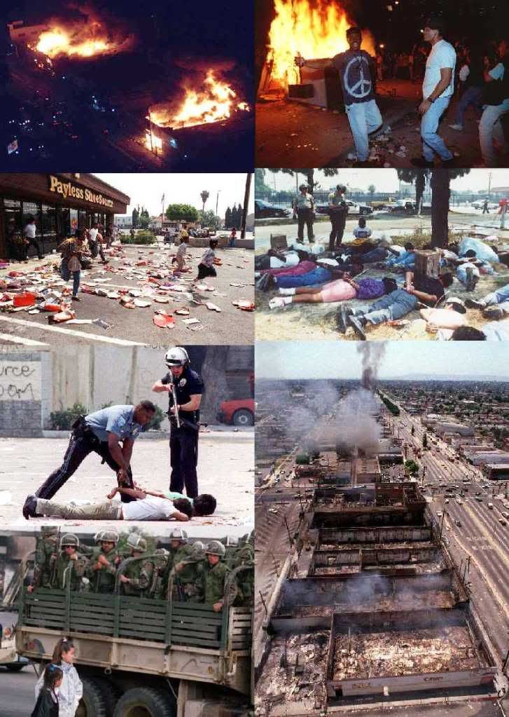 Los Angeles Riot 4-26-1992 / photographer unknown.