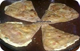 Egg Paratha-Indian Flatbread stuffed with egg |kothiyavunu.com