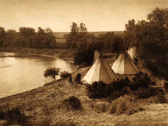 Blackfeet Camp 1908 Pictures, Images and Photos