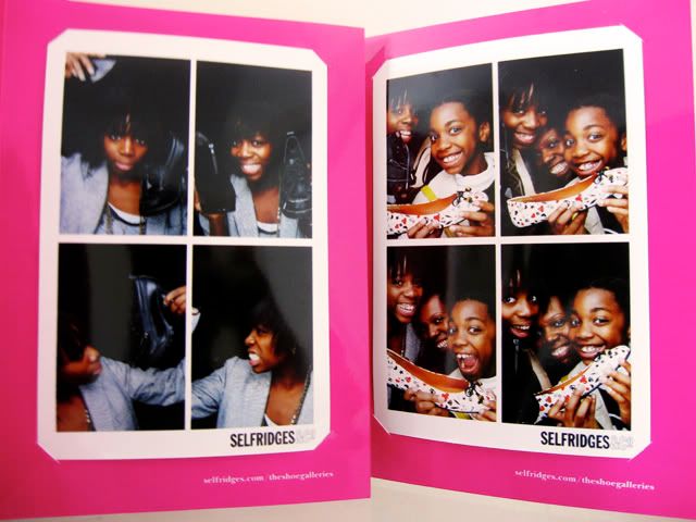 Selfridges Shoe Galleries Photobooth