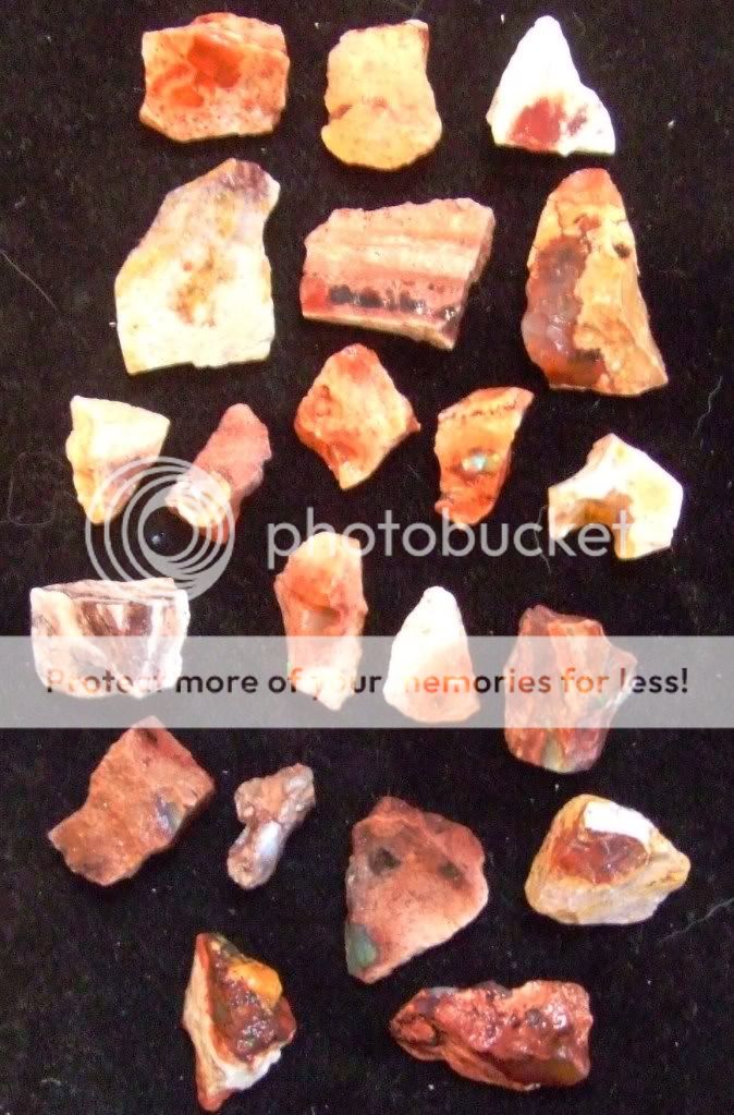 Mexican Jelly Opal Rough 21 Pieces 3 Oz, 80+ Grams  