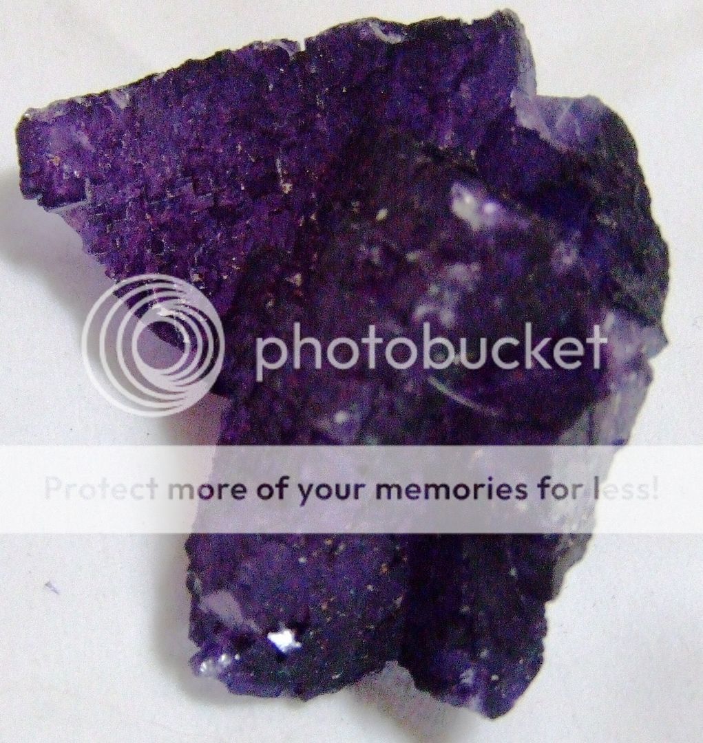 Purple Fluorite Crystal Mineral Specimen from Musqui Mexico 2 1/2 x 