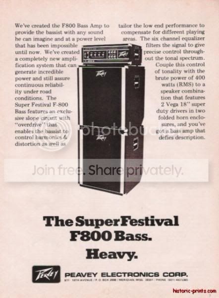 Peavey Super Festival F800B Cabinets (18
